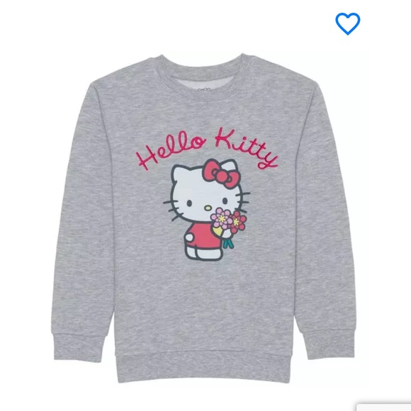 Hello Kitty Tops - NWOT hello kitty gray sweatshirt